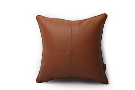 " Chaleur D'hiver " - Coussin Similicuir