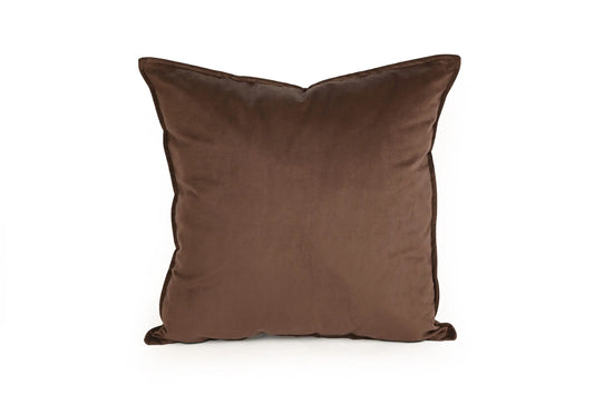 Coussin "Vélour" - Marron